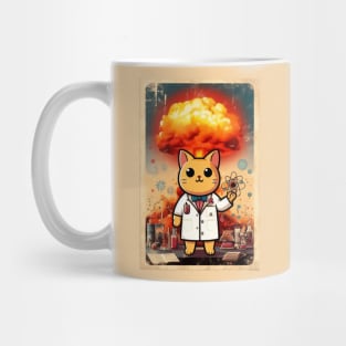 Scientist cat Mug